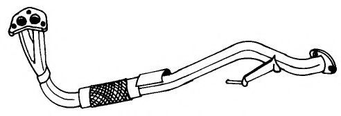 Труба выхлопного газа AKS DASIS SG44120