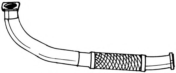 Труба выхлопного газа AKS DASIS SG16150