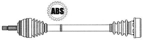 Приводной вал LÖBRO 301673