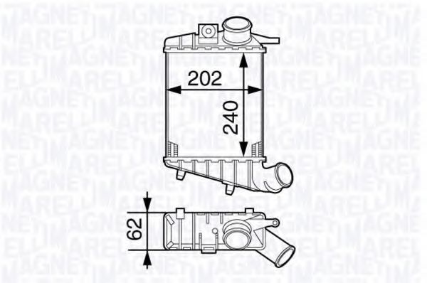 Интеркулер MAGNETI MARELLI 351319202750