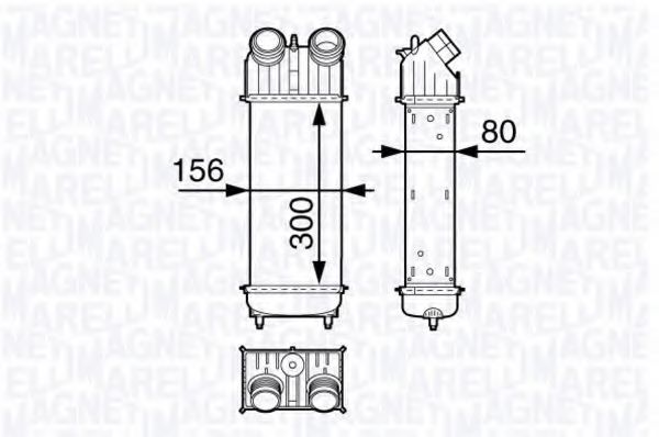 Интеркулер MAGNETI MARELLI 351319203000