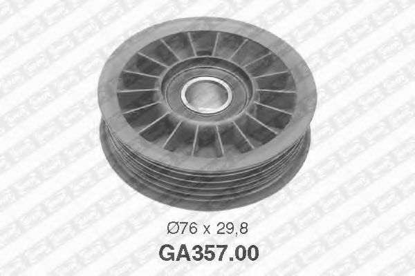 Натяжной ролик, поликлиновой  ремень SNR GA357.00