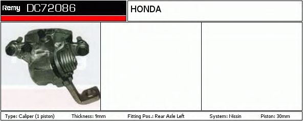 Тормозной суппорт DELCO REMY DC72086