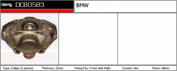 Тормозной суппорт DELCO REMY DC80583