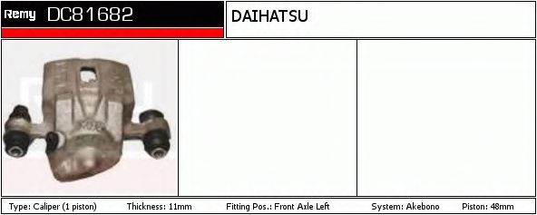 Тормозной суппорт DELCO REMY DC81682