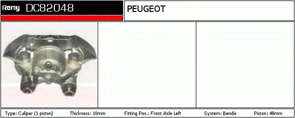 Тормозной суппорт DELCO REMY DC82048