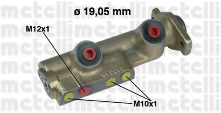 Главный тормозной цилиндр METELLI 05-0080