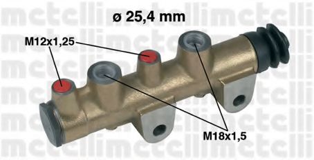Главный тормозной цилиндр METELLI 05-0106