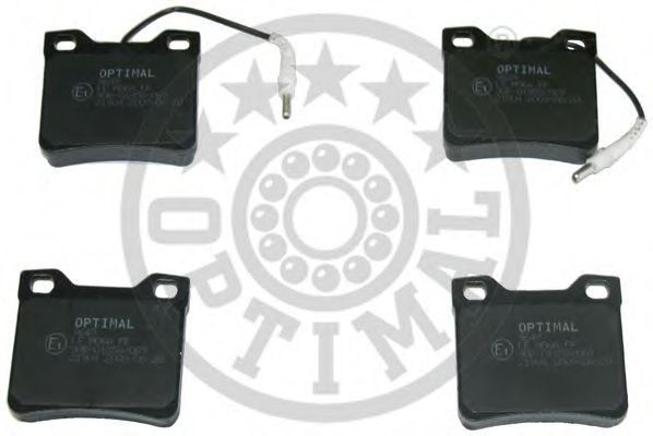 Комплект тормозных колодок, дисковый тормоз OPTIMAL 9649