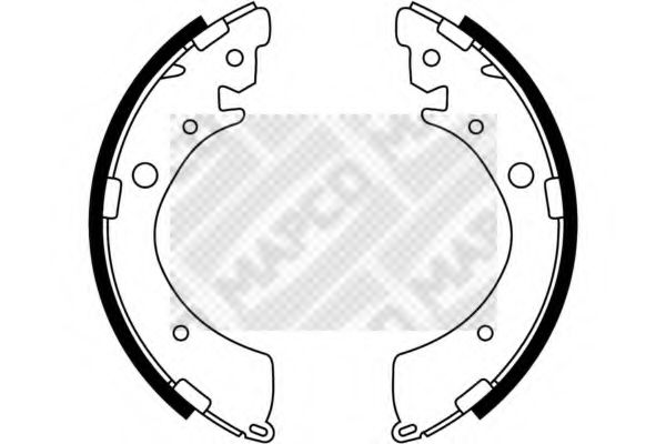 Комплект тормозных колодок MAPCO 8503