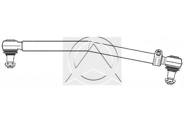 Продольная рулевая тяга SIDEM 6636