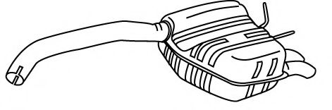 Глушитель выхлопных газов конечный EBERSPÄCHER 17123