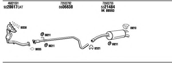 Система выпуска ОГ FONOS FI25001