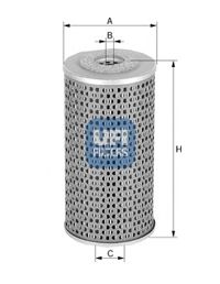 Топливный фильтр UFI 26.626.00