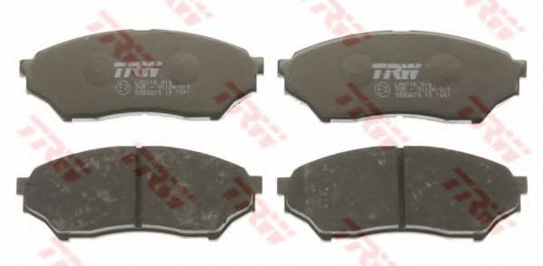 Комплект тормозных колодок, дисковый тормоз TRW 23487