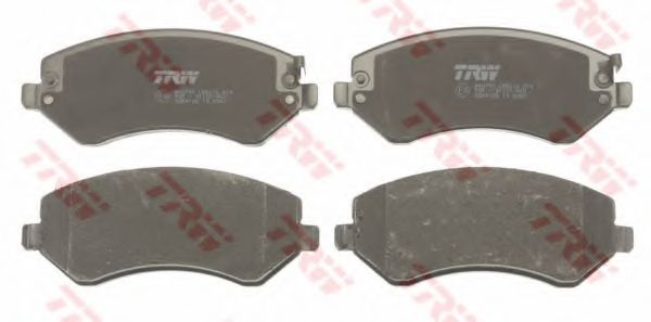Комплект тормозных колодок, дисковый тормоз TRW 23638