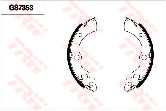 Комплект тормозных колодок TRW GS7353