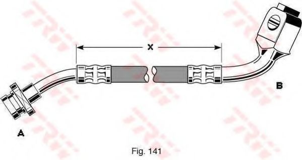 Тормозной шланг TRW PHD287