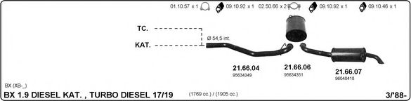 Система выпуска ОГ IMASAF 514000040