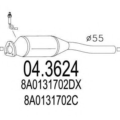 Катализатор FONOS 20497
