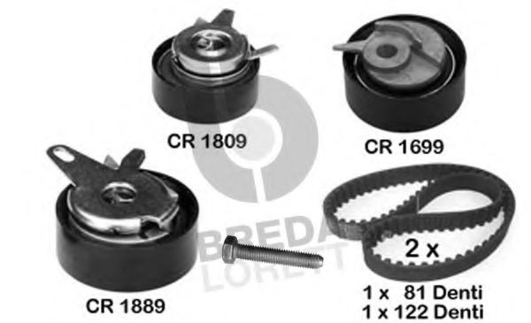 Комплект ремня ГРМ BREDA  LORETT KCD0066