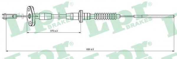 Трос, управление сцеплением LPR C0001C