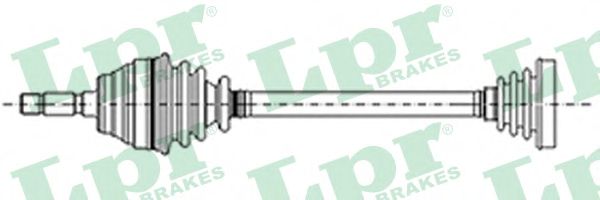 Приводной вал LPR DS13028