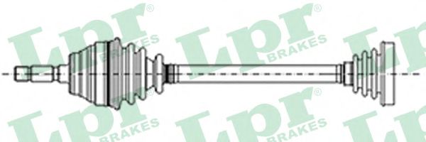 Приводной вал LPR DS13038