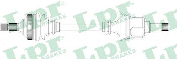 Приводной вал LPR DS38045