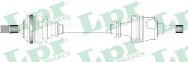 Приводной вал LPR DS38129