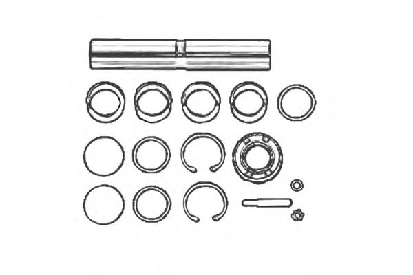 Ремкомплект, шкворень поворотного кулака OCAP 0927420