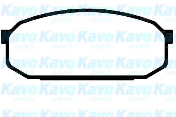 Комплект тормозных колодок, дисковый тормоз KAVO PARTS BP-4522