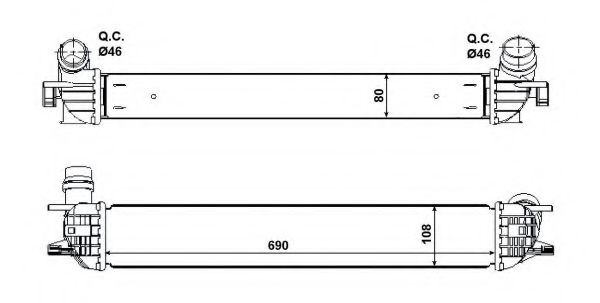 Интеркулер NRF 30503