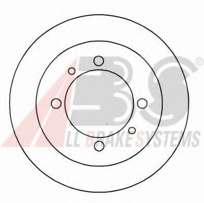 Тормозной диск A.B.S. 16566