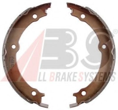 Комплект тормозных колодок, стояночная тормозная система A.B.S. 9261