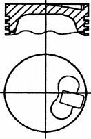 Поршень NÜRAL 87-287100-00