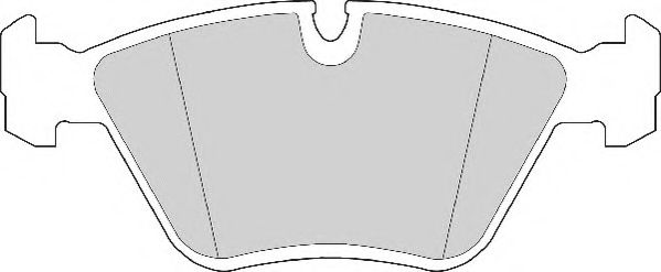 Комплект тормозных колодок, дисковый тормоз NECTO FD6279A