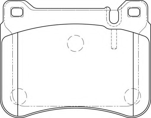 Комплект тормозных колодок, дисковый тормоз NECTO FD7258A