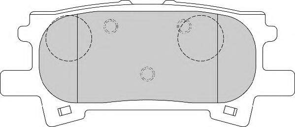 Комплект тормозных колодок, дисковый тормоз NECTO FD7170A