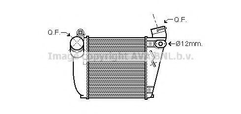 Интеркулер AVA QUALITY COOLING AIA4354