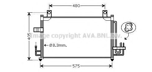 Конденсатор, кондиционер AVA QUALITY COOLING KA5068D