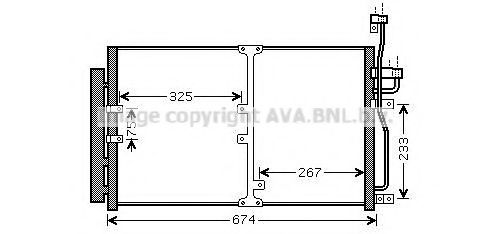 Конденсатор, кондиционер AVA QUALITY COOLING OL5425D