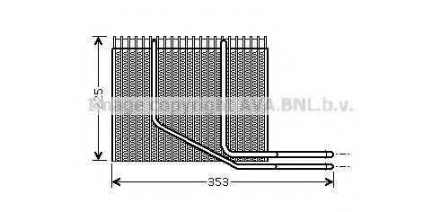 Испаритель, кондиционер AVA QUALITY COOLING RTV353