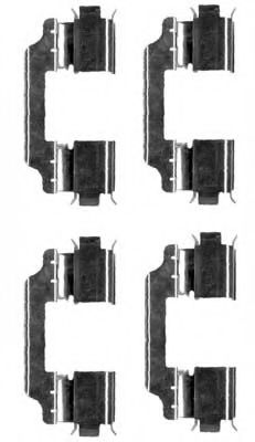 Комплектующие, колодки дискового тормоза MGA A246