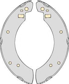 Комплект тормозных колодок MGA M572