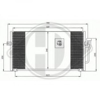 Конденсатор, кондиционер DIEDERICHS 8586001