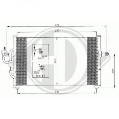 Конденсатор, кондиционер DIEDERICHS 8683000
