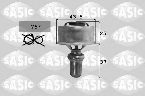 Термостат, охлаждающая жидкость SASIC 9000319