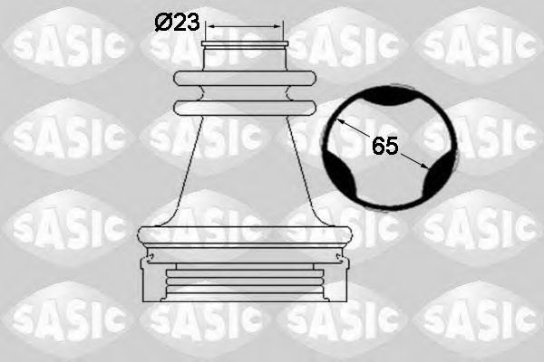 Комплект пылника, приводной вал SASIC 1904035