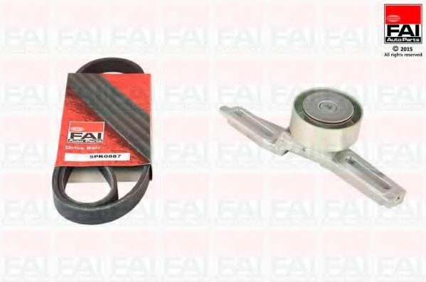 Поликлиновой ремень FAI AutoParts FBK10